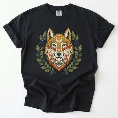 Celestial Wolf Vintage Washed T-Shirt