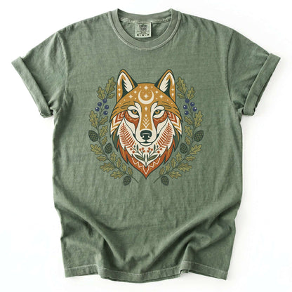 Celestial Wolf Vintage Washed T-Shirt