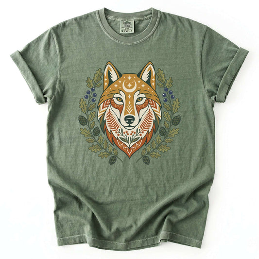 Celestial Wolf Vintage Washed T-Shirt
