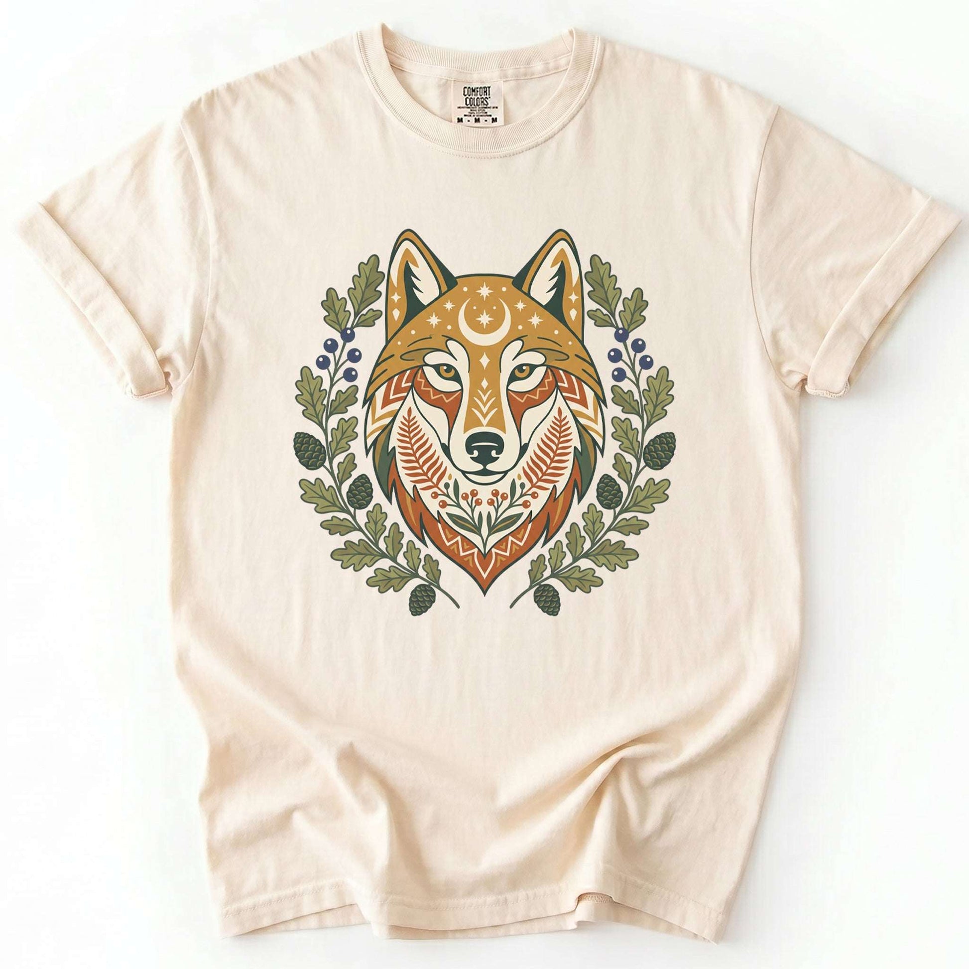 Celestial Wolf Vintage Washed T-Shirt