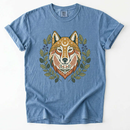 Celestial Wolf Vintage Washed T-Shirt