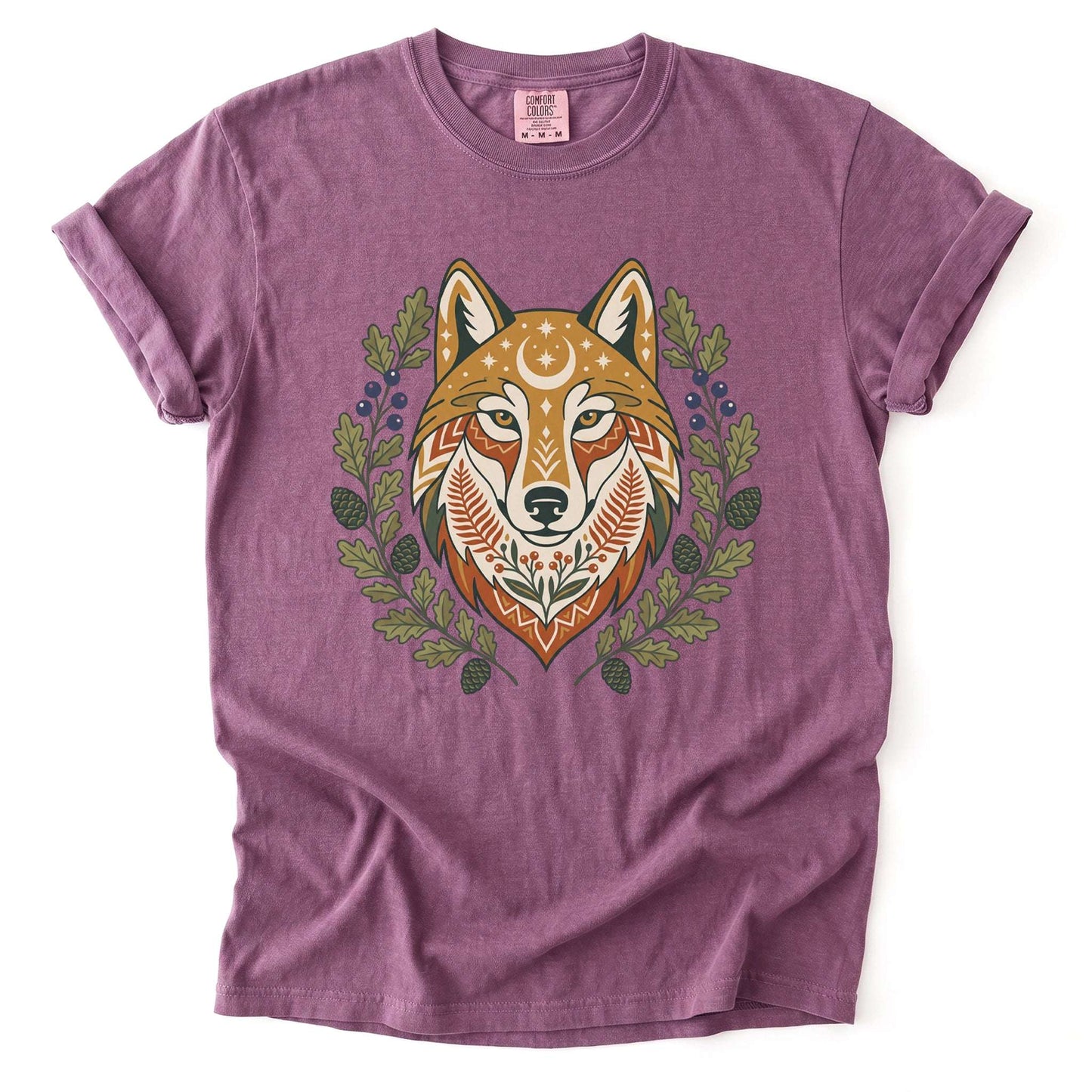 Celestial Wolf Vintage Washed T-Shirt