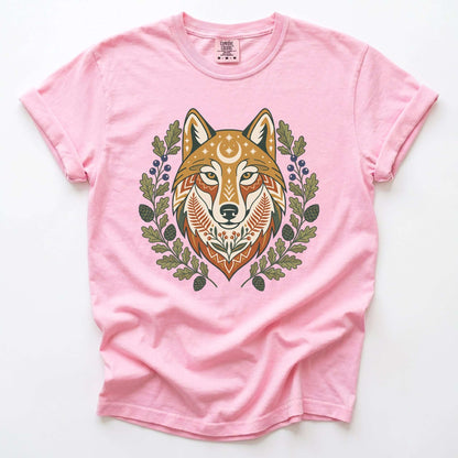Celestial Wolf Vintage Washed T-Shirt
