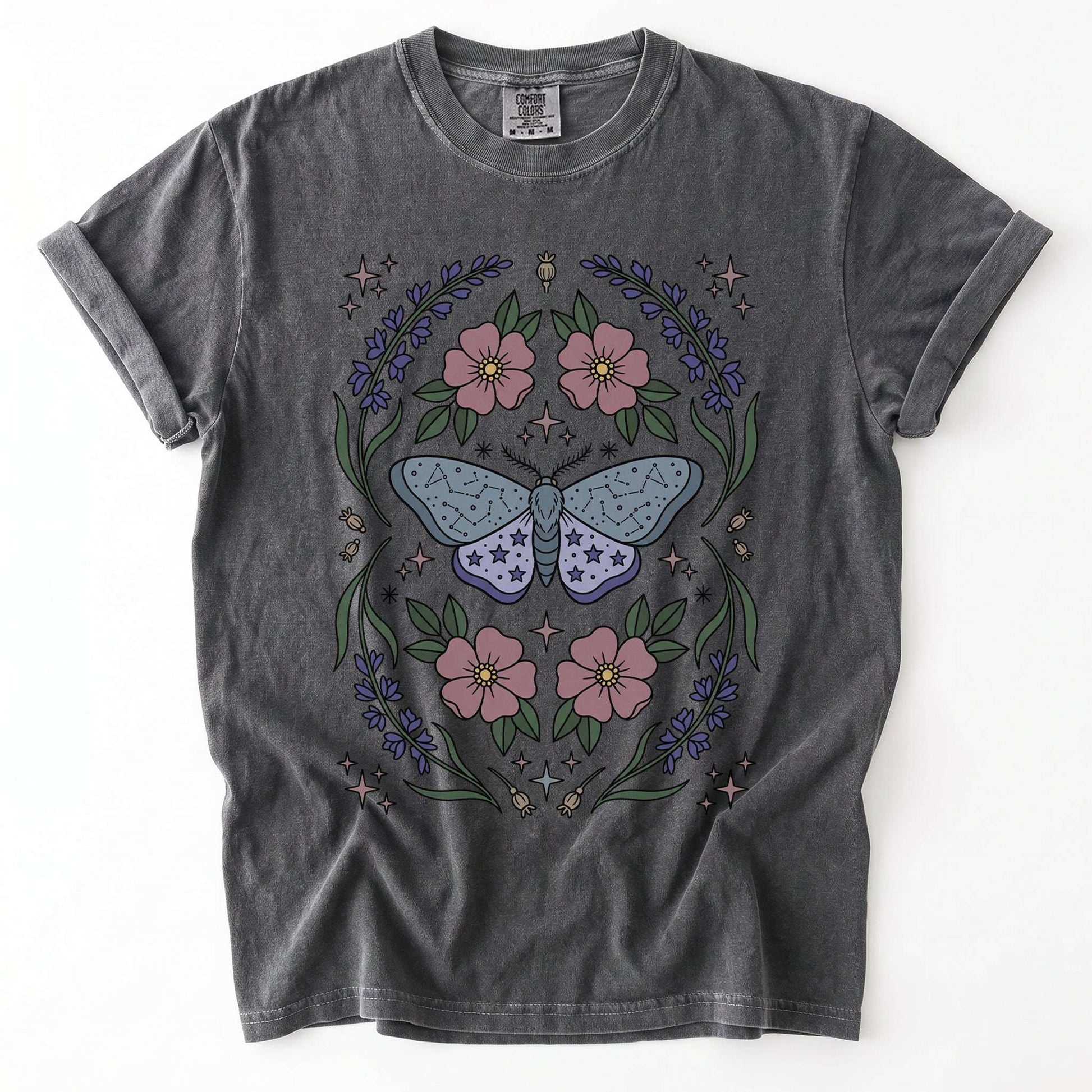 Constellation Moth Vintage Washed T-Shirt