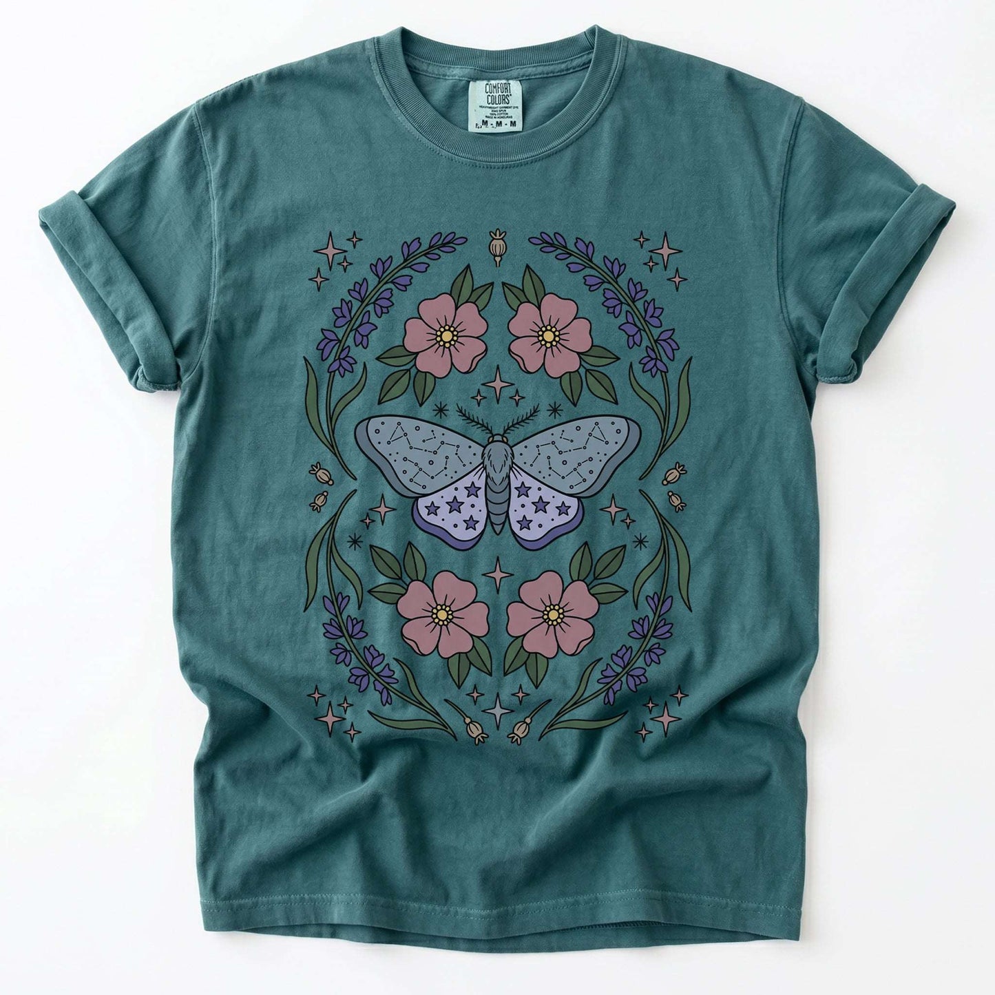 Constellation Moth Vintage Washed T-Shirt