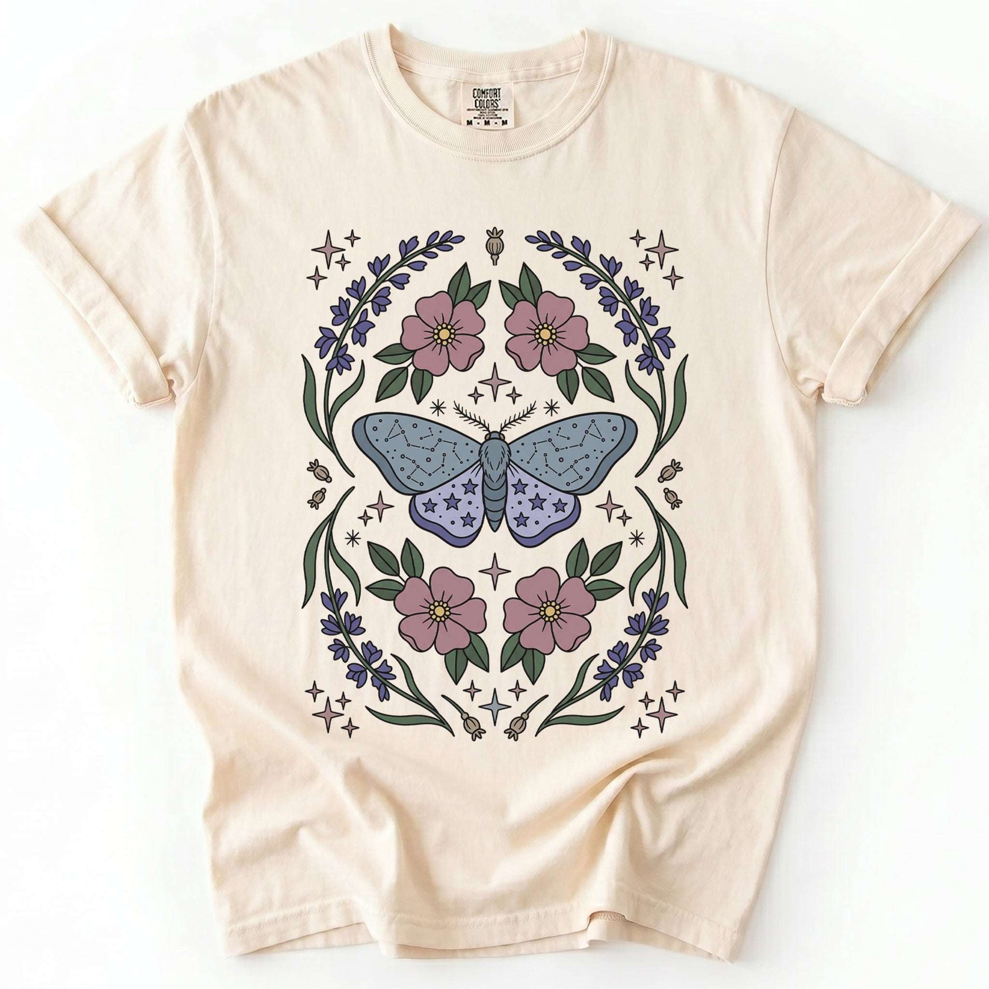 Constellation Moth Vintage Washed T-Shirt