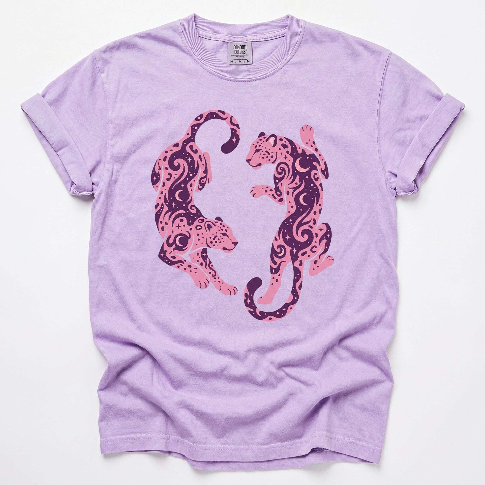 Cosmic Leopards Vintage Washed T-Shirt