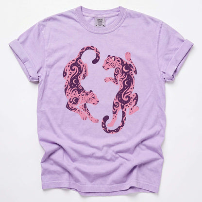 Cosmic Leopards Vintage Washed T-Shirt