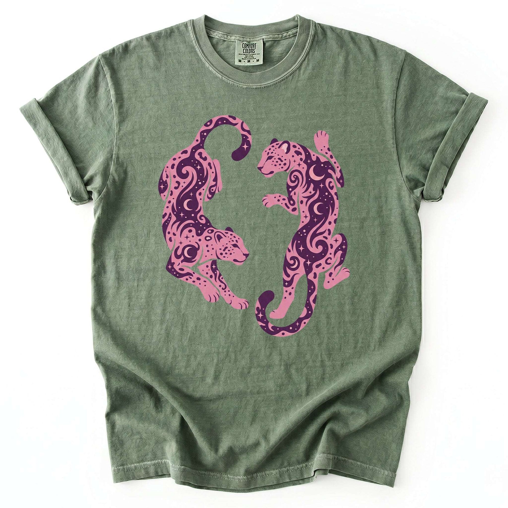 Cosmic Leopards Vintage Washed T-Shirt