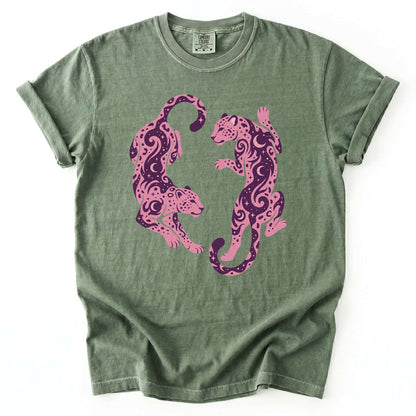 Cosmic Leopards Vintage Washed T-Shirt