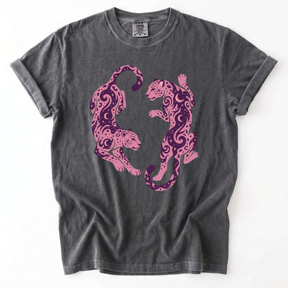 Cosmic Leopards Vintage Washed T-Shirt
