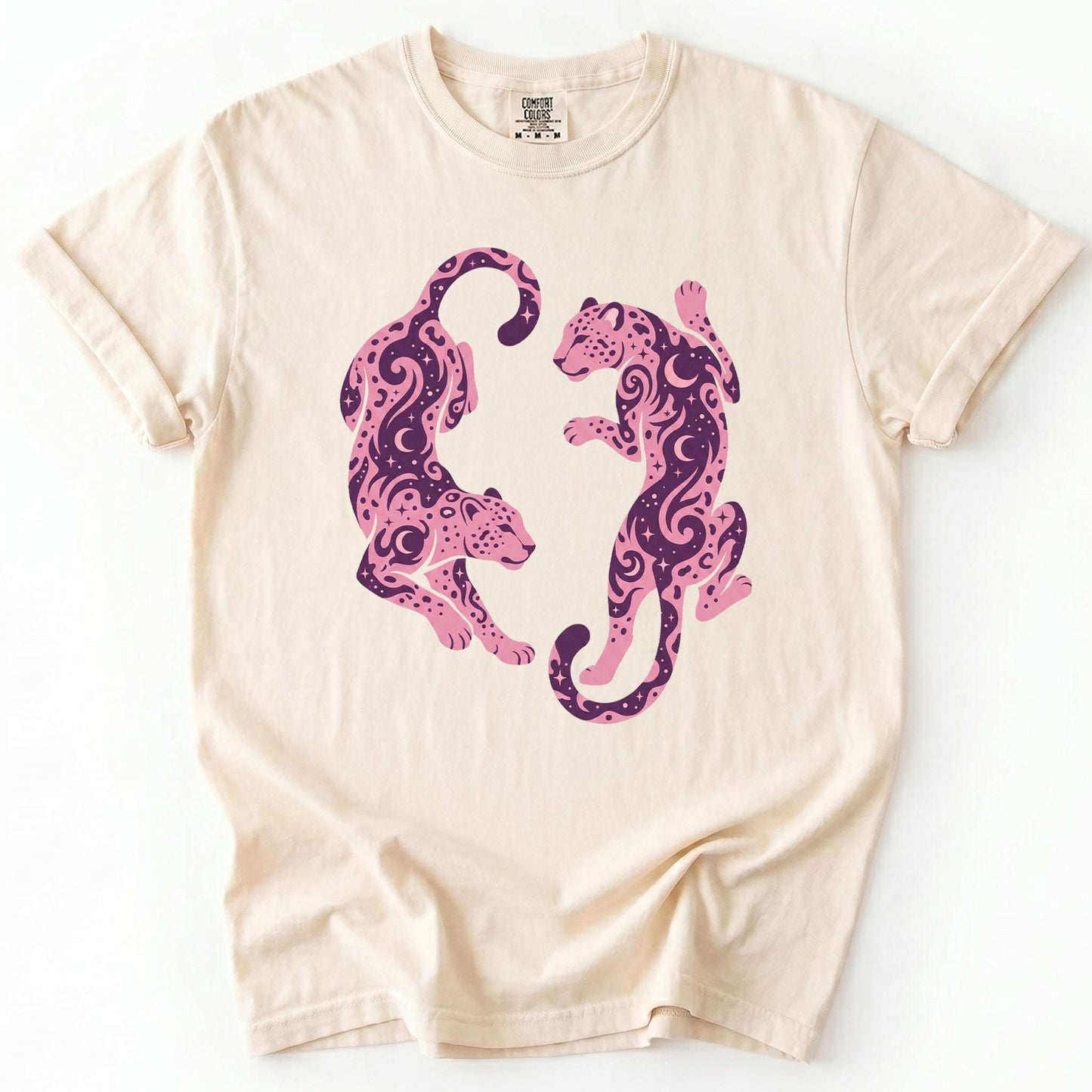 Cosmic Leopards Vintage Washed T-Shirt
