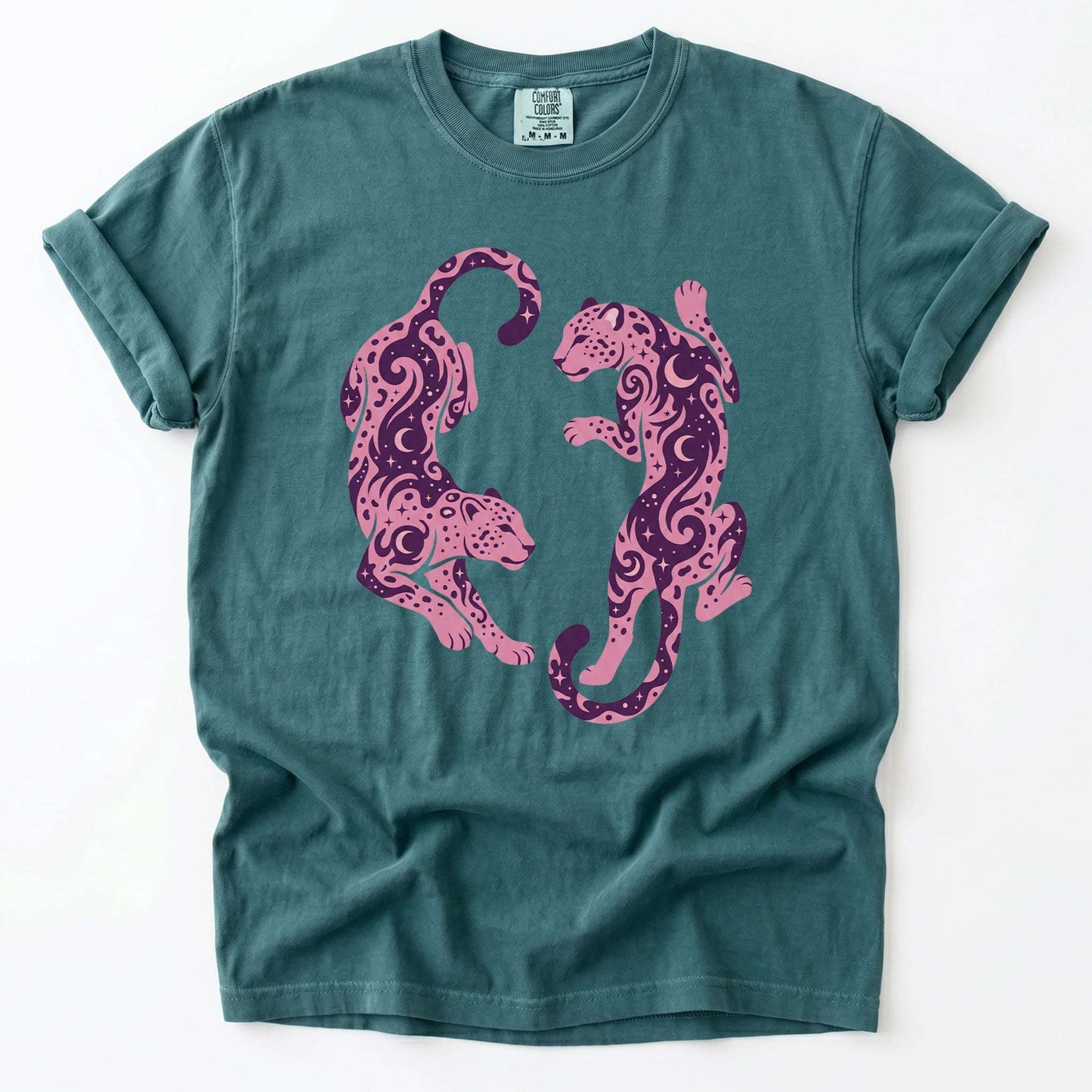 Cosmic Leopards Vintage Washed T-Shirt