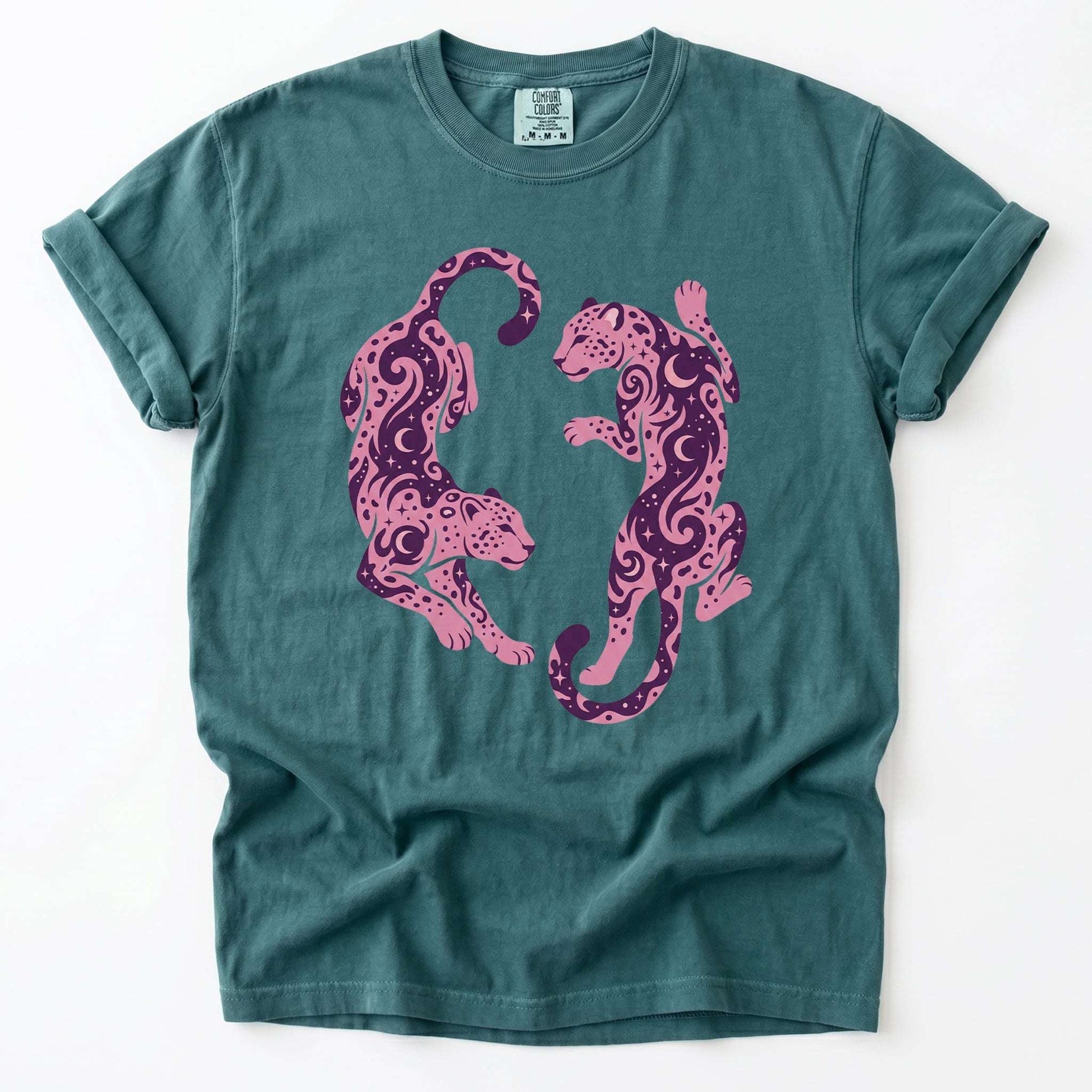 Cosmic Leopards Vintage Washed T-Shirt