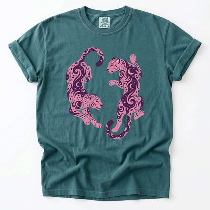 Cosmic Leopards Vintage Washed T-Shirt