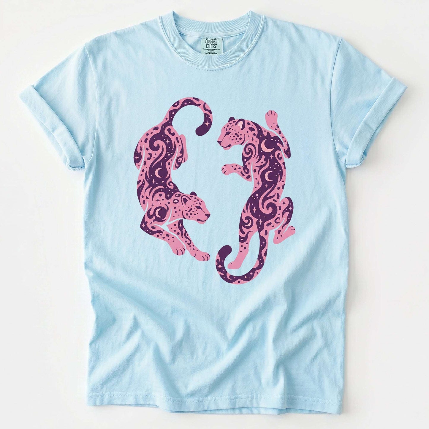 Cosmic Leopards Vintage Washed T-Shirt