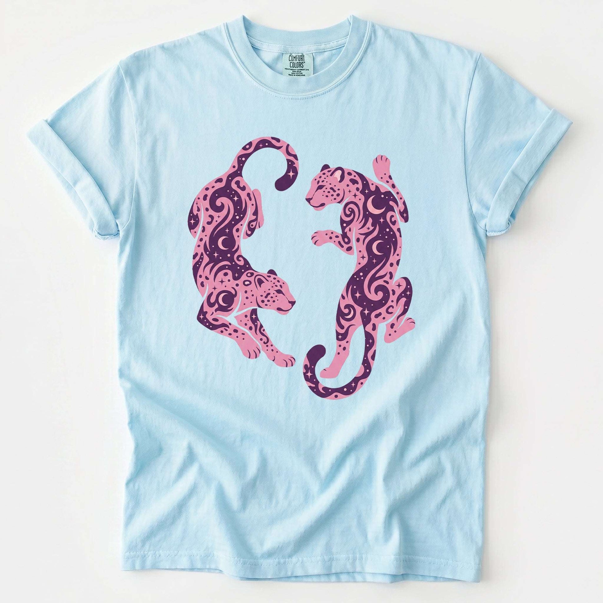 Cosmic Leopards Vintage Washed T-Shirt
