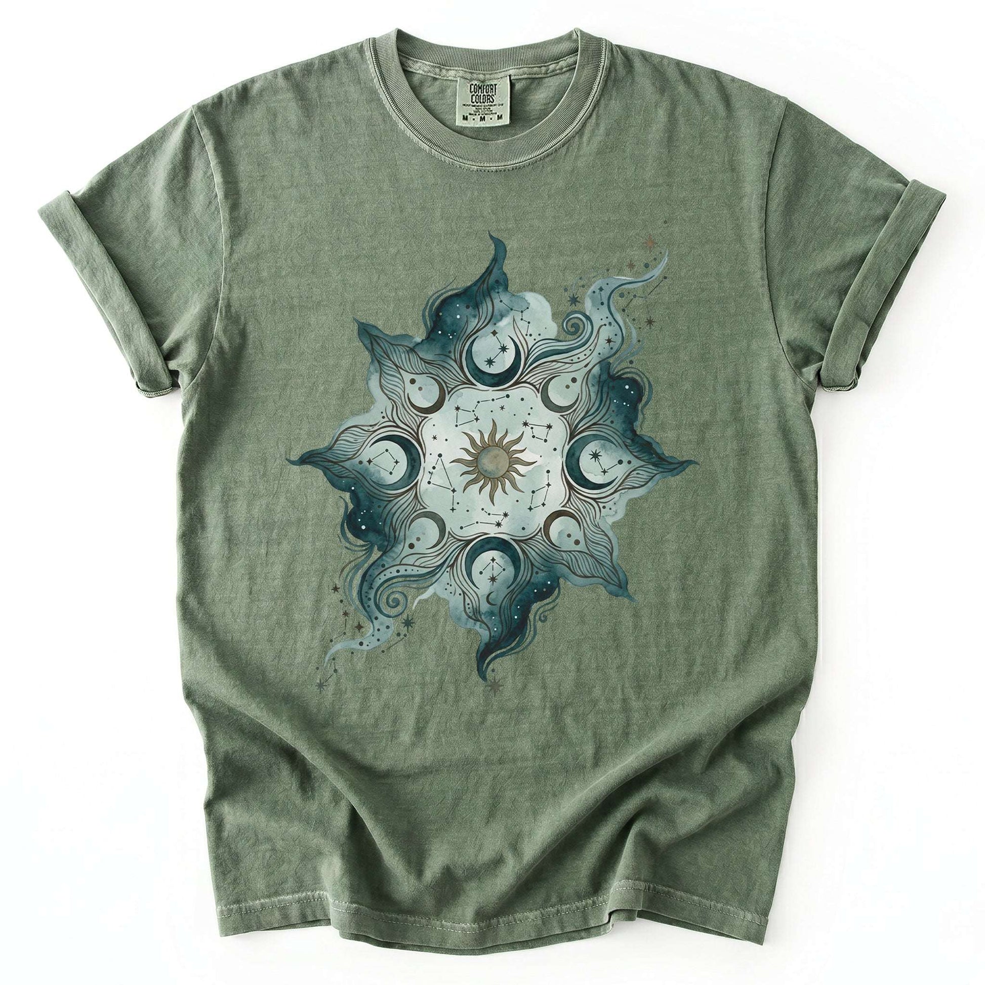 Cosmic Mandala Vintage Washed T-Shirt