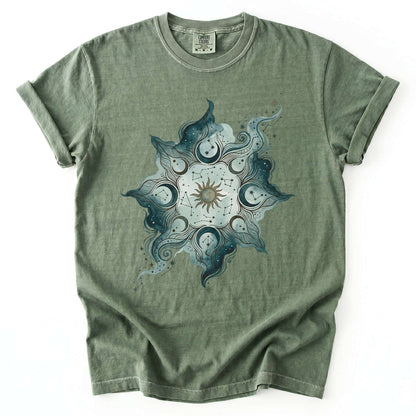 Cosmic Mandala Vintage Washed T-Shirt