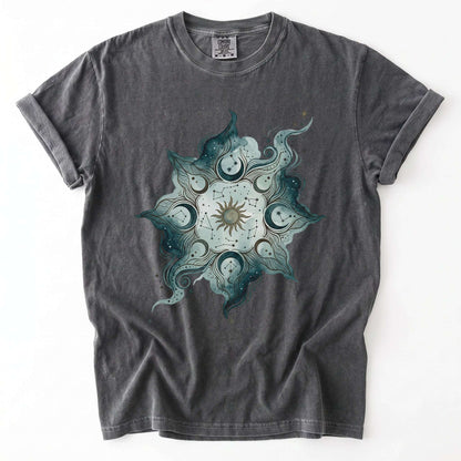 Cosmic Mandala Vintage Washed T-Shirt