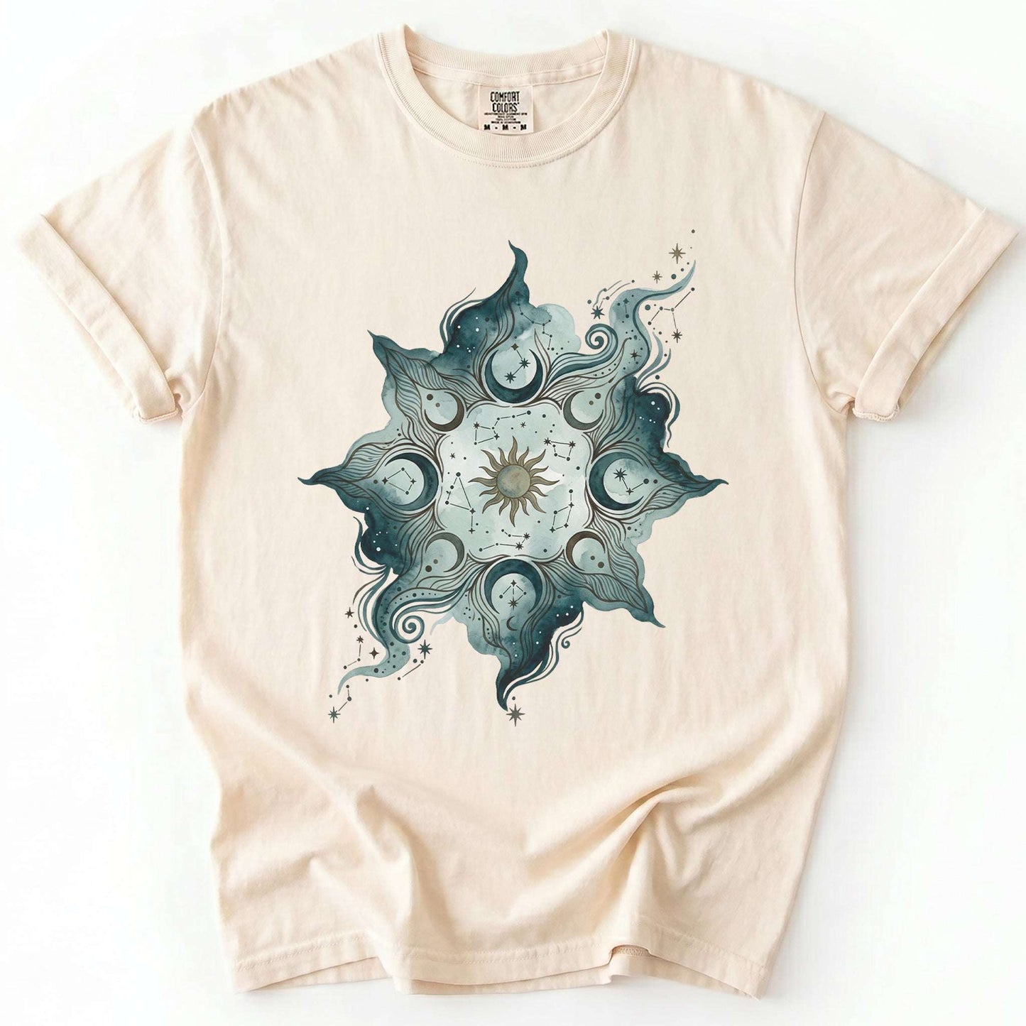 Cosmic Mandala Vintage Washed T-Shirt