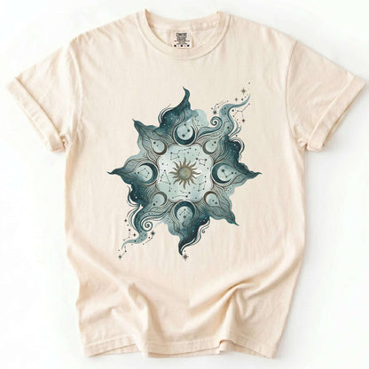 Cosmic Mandala Vintage Washed T-Shirt