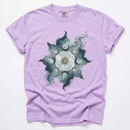 Cosmic Mandala Vintage Washed T-Shirt