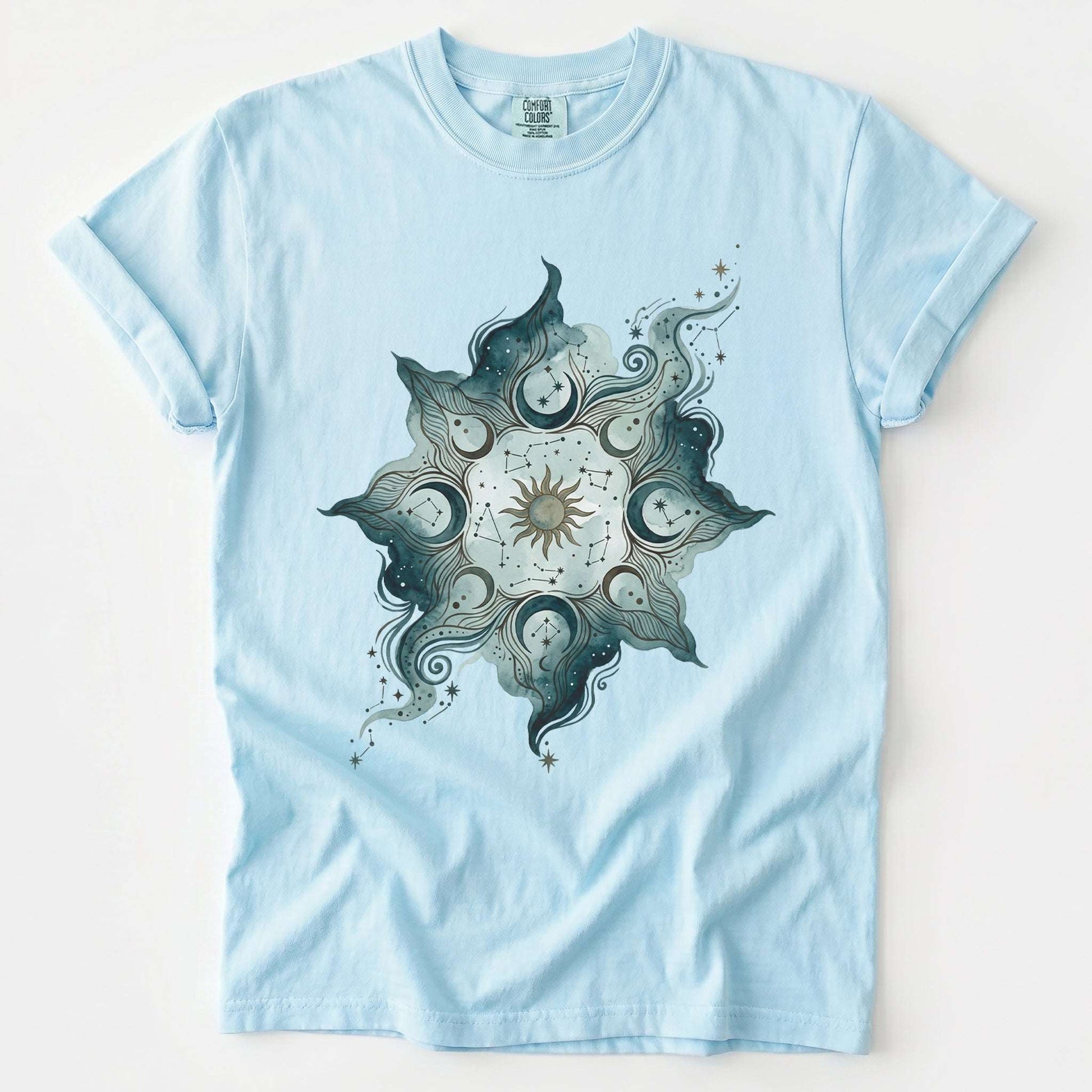 Cosmic Mandala Vintage Washed T-Shirt