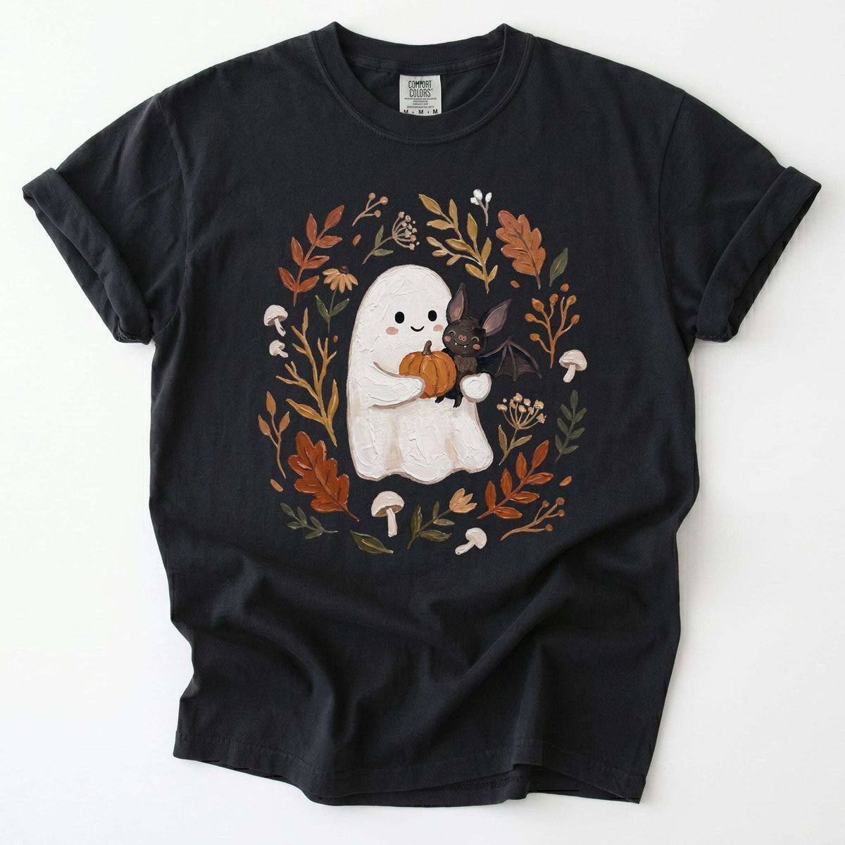 Cozy Autumn Ghost Vintage Washed T-Shirt
