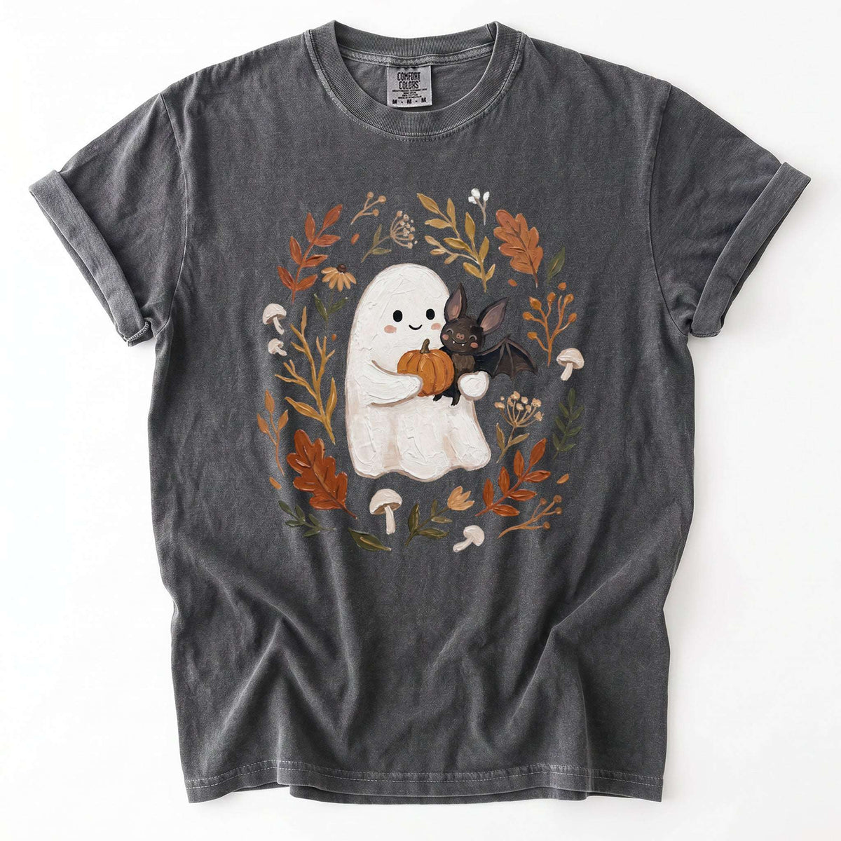 Cozy Autumn Ghost Vintage Washed T-Shirt