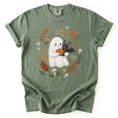 Cozy Autumn Ghost Vintage Washed T-Shirt