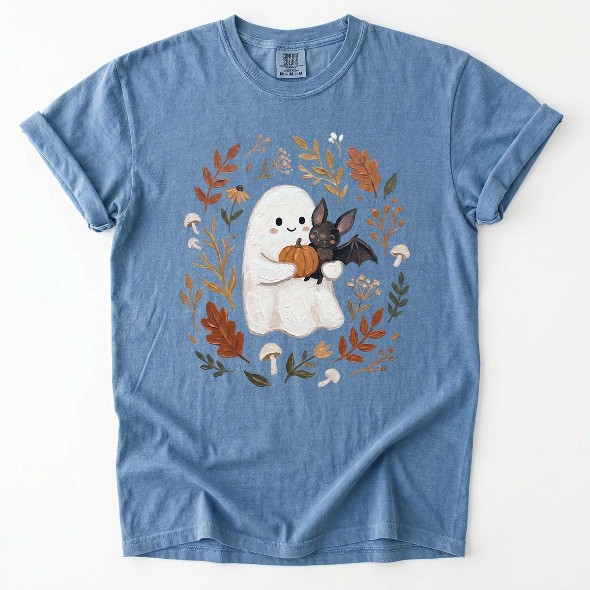 Cozy Autumn Ghost Vintage Washed T-Shirt