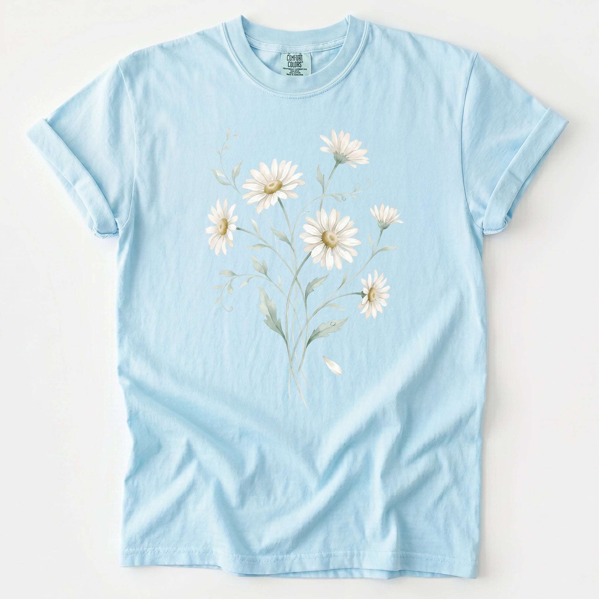 Wild Daisy Bouquet Vintage Washed T-Shirt