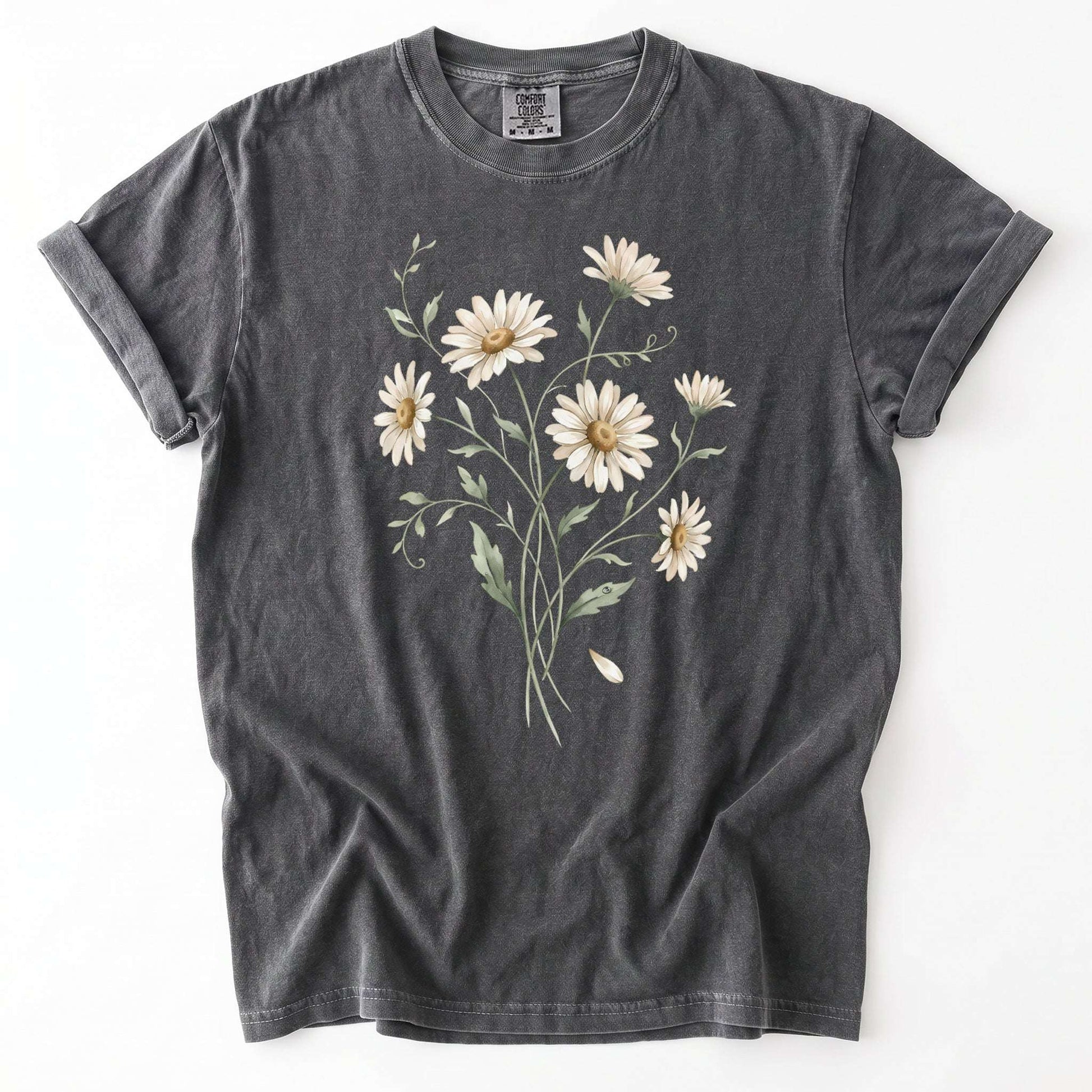 Wild Daisy Bouquet Vintage Washed T-Shirt