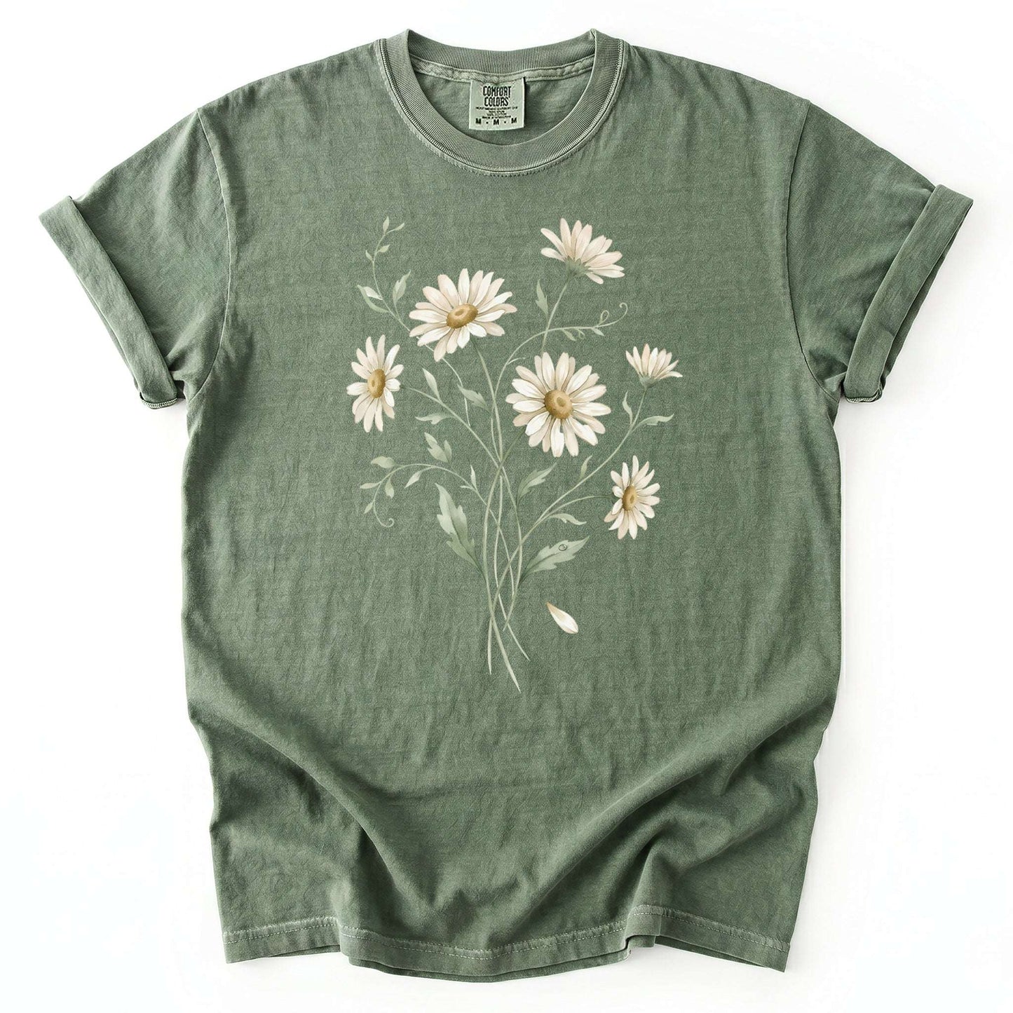 Wild Daisy Bouquet Vintage Washed T-Shirt