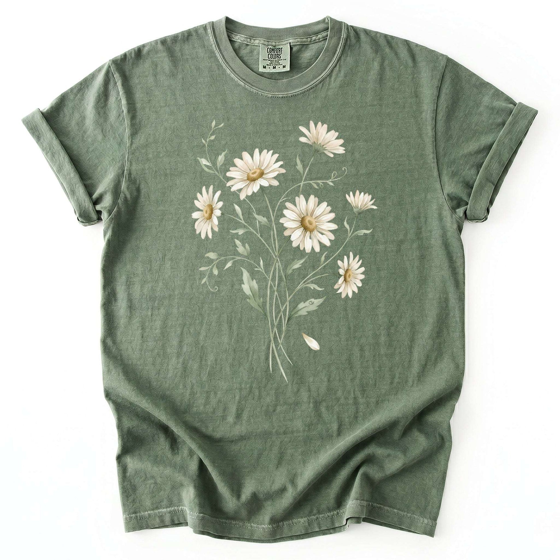 Wild Daisy Bouquet Vintage Washed T-Shirt