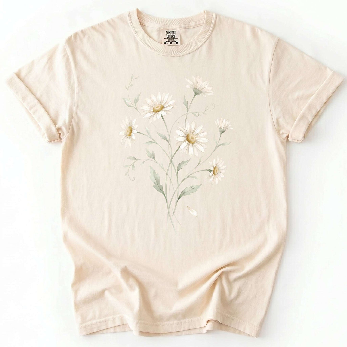 Wild Daisy Bouquet Vintage Washed T-Shirt