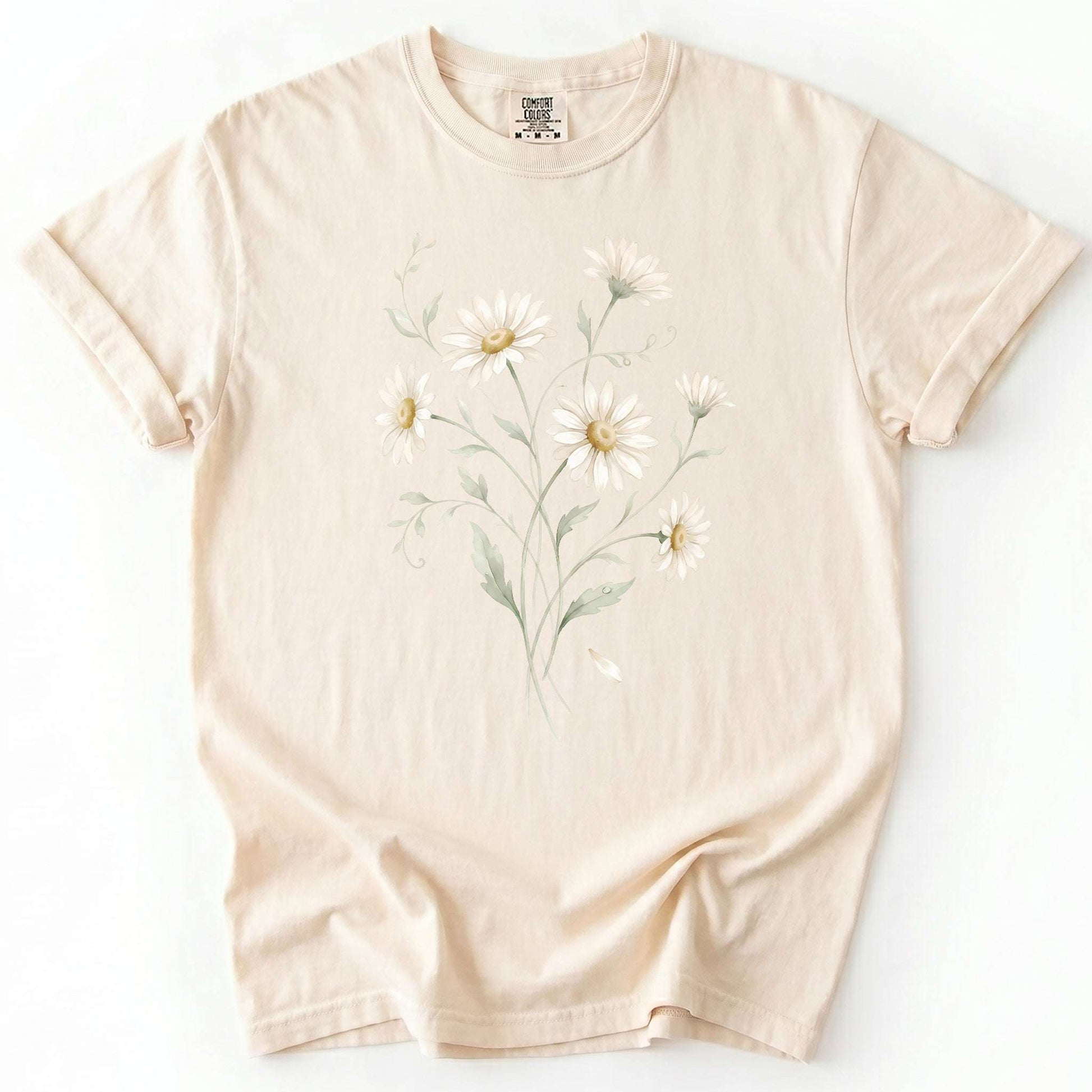 Wild Daisy Bouquet Vintage Washed T-Shirt
