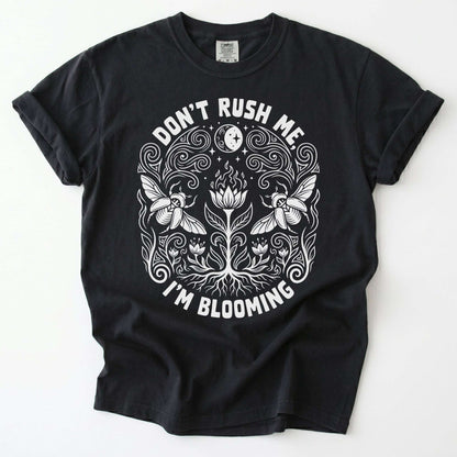 Don't Rush Me I'm Blooming Vintage Washed T-Shirt