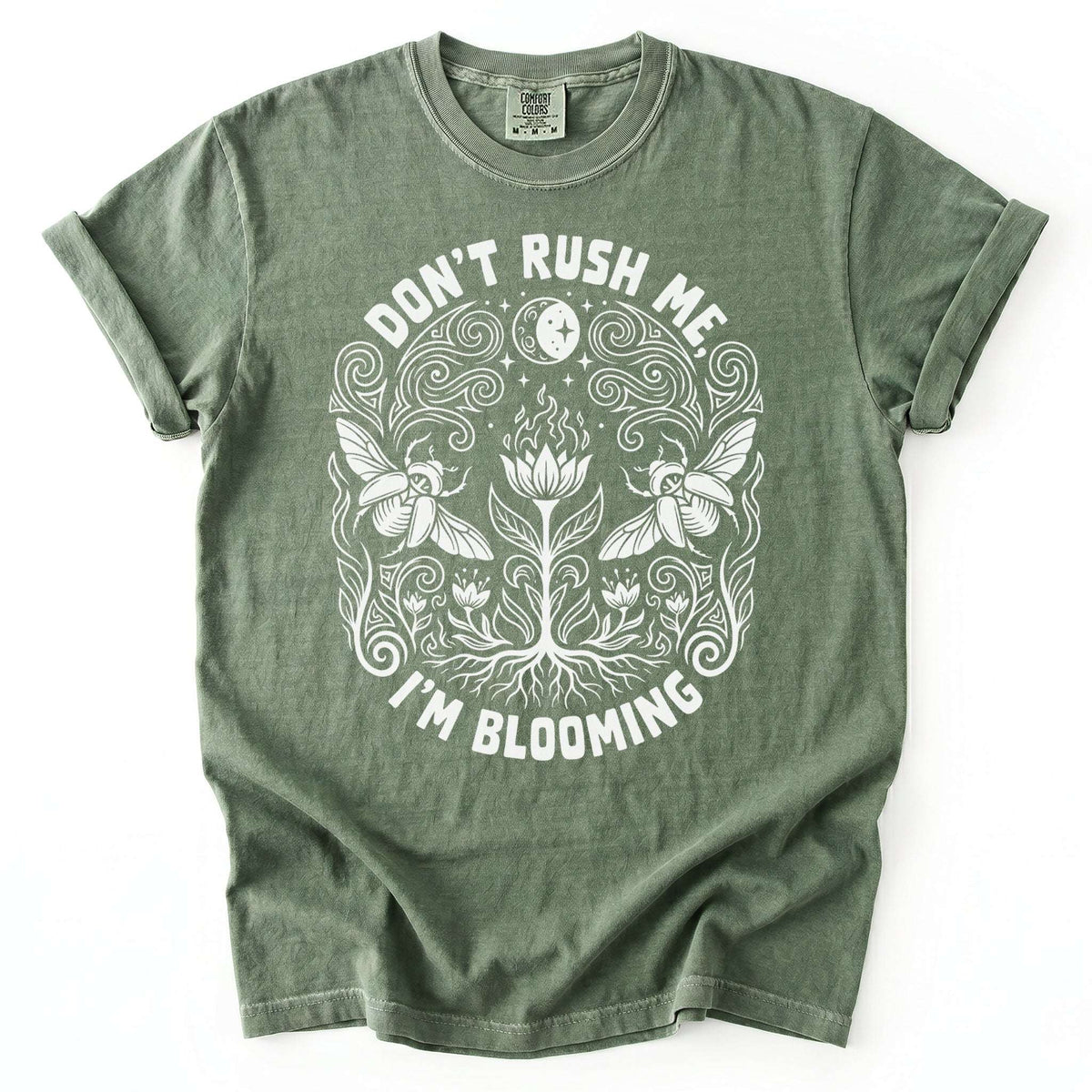 Don't Rush Me I'm Blooming Vintage Washed T-Shirt