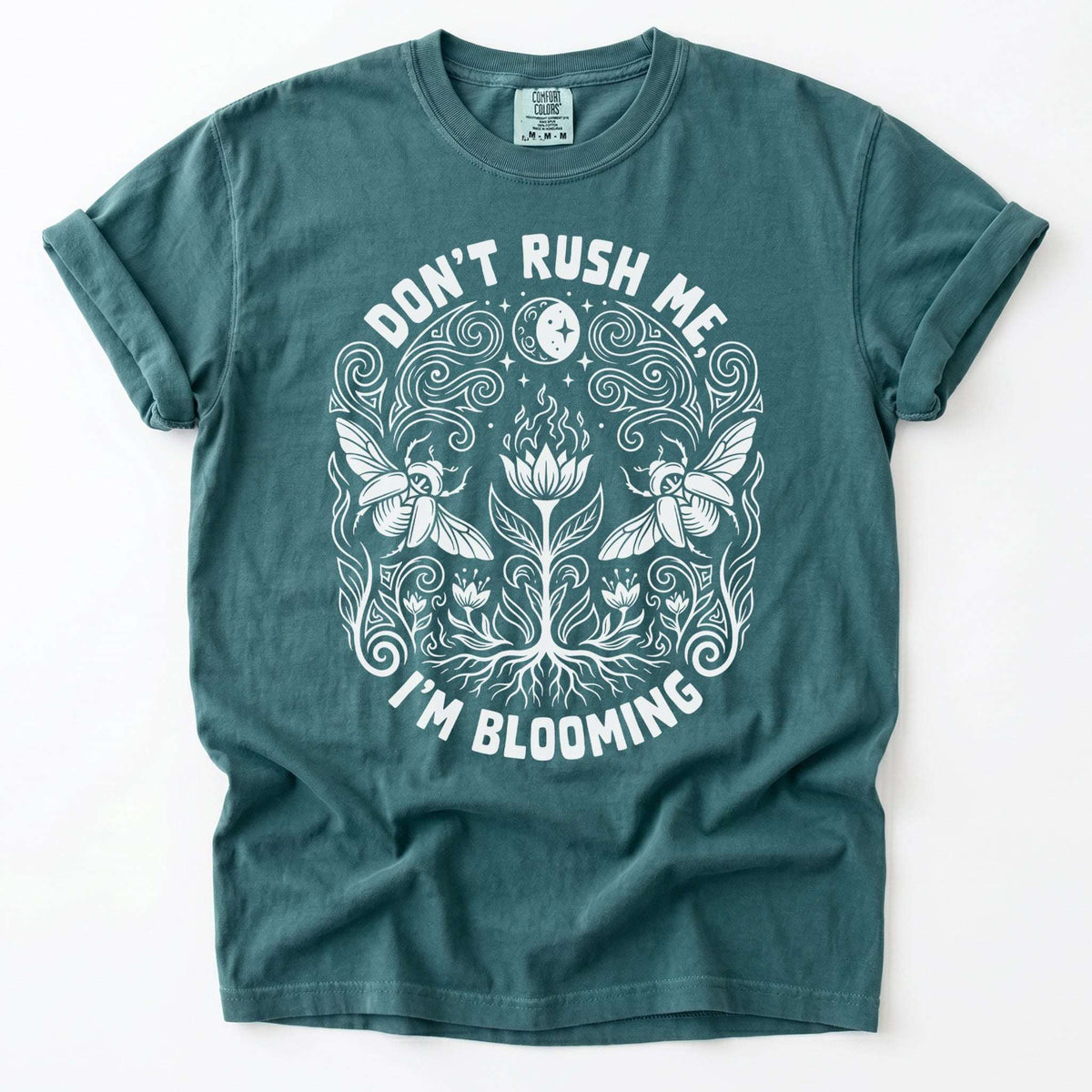 Don't Rush Me I'm Blooming Vintage Washed T-Shirt