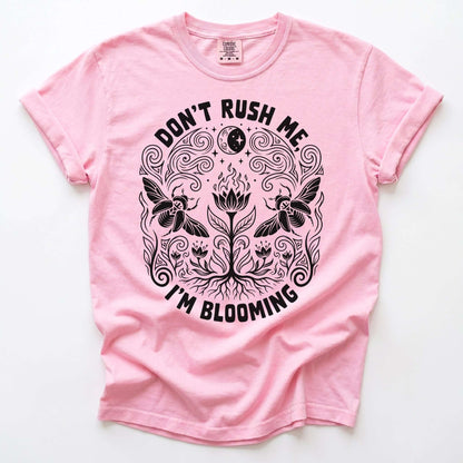 Don't Rush Me I'm Blooming Vintage Washed T-Shirt