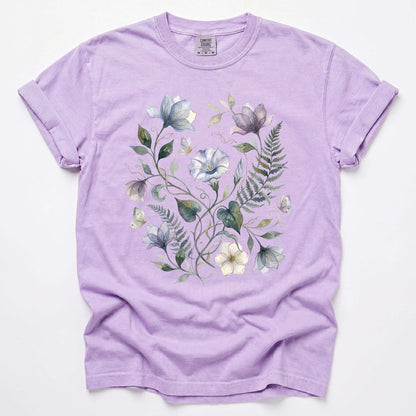 Dreamy Wildfowers Vintage Washed T-Shirt