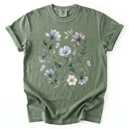 Dreamy Wildfowers Vintage Washed T-Shirt