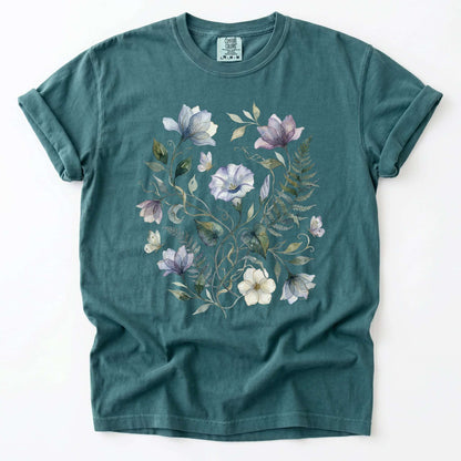 Dreamy Wildfowers Vintage Washed T-Shirt
