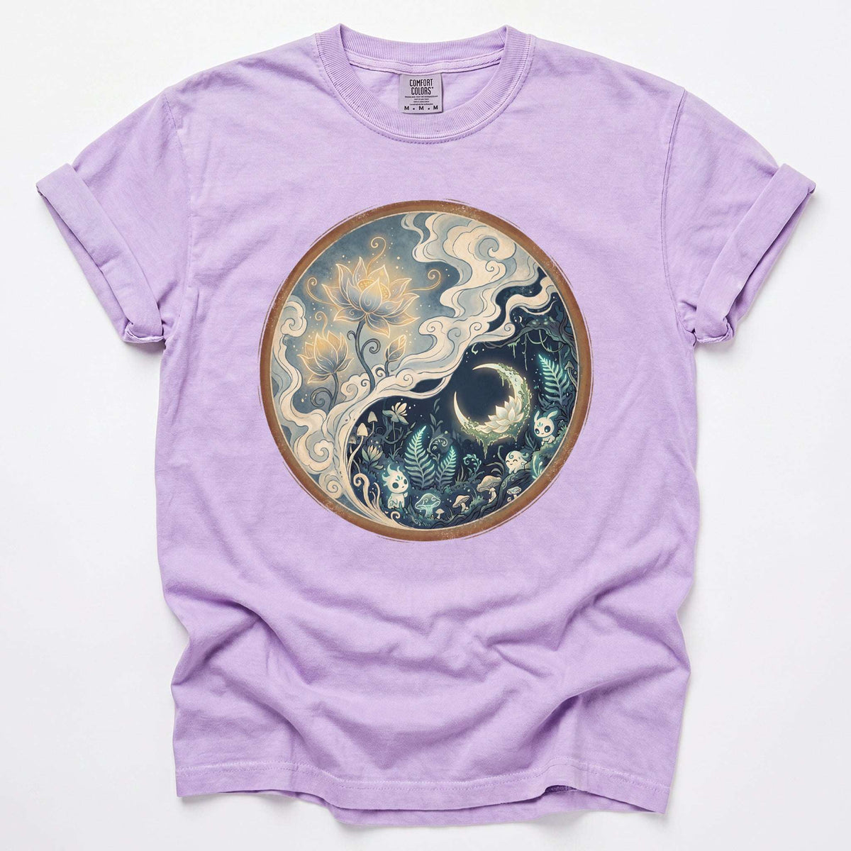 Ethereal Light And Shadow Vintage Washed T-Shirt