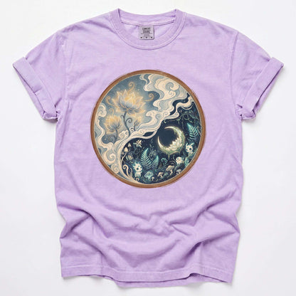 Ethereal Light And Shadow Vintage Washed T-Shirt