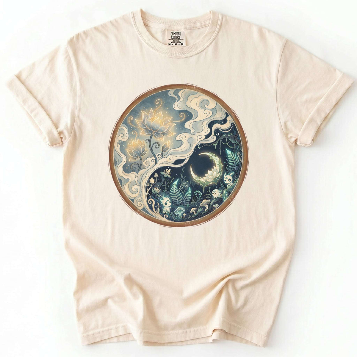 Ethereal Light And Shadow Vintage Washed T-Shirt