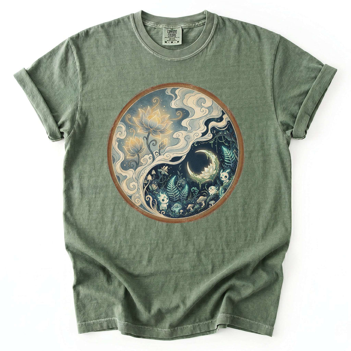 Ethereal Light And Shadow Vintage Washed T-Shirt