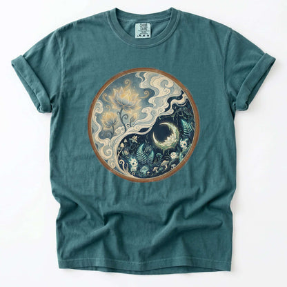 Ethereal Light And Shadow Vintage Washed T-Shirt